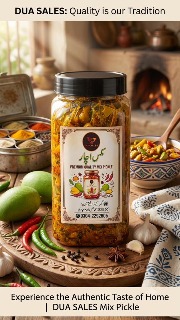 Dua Sales Mix Pickles - 1Kg